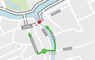 Visserbrug Groningen dicht